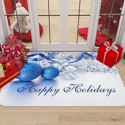 VIKAMA Merry Christmas Santa Claus Doormat