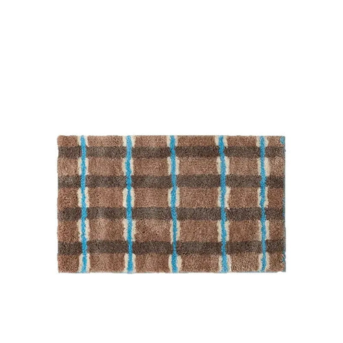 VIKAMA Korean-Style Soft Shaggy Rug: Slip-Resistant, Water-Absorbent, and Washable Bathroom and Entryway Decor Rug