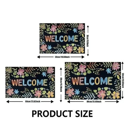 3D Illusion Manhole Cover Sewer Ladder Non-Slip Door Mat Realistic Rug Indoor Outdoor Entryway Home Decor