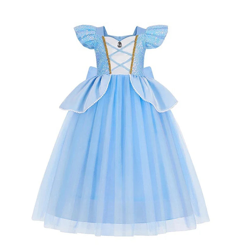 Disney Cinderella Deluxe Princess Ball Gown Costume Dress