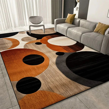 Large Geometric Living Room Carpet Sofa Area Rug Soft Non-Slip Bedroom Children Floor Mat