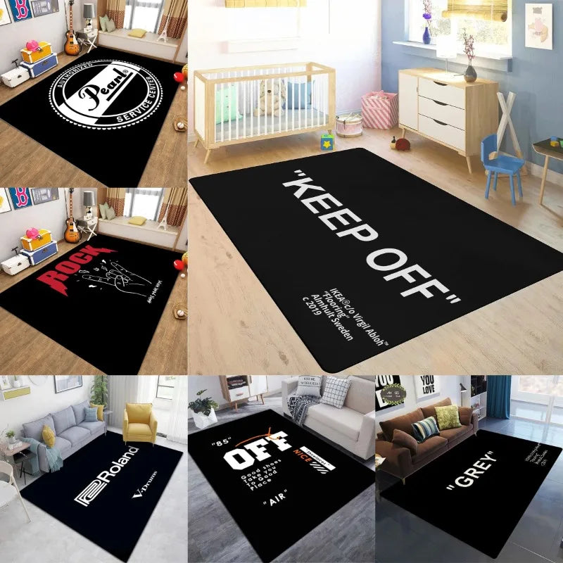 Drum Rug Non-Slip Shock-Absorbing Soundproof Mat for Electronic & Acoustic Drums Music Studio Home Carpet