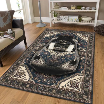 3D Optical Illusion Persian Style Area Rug