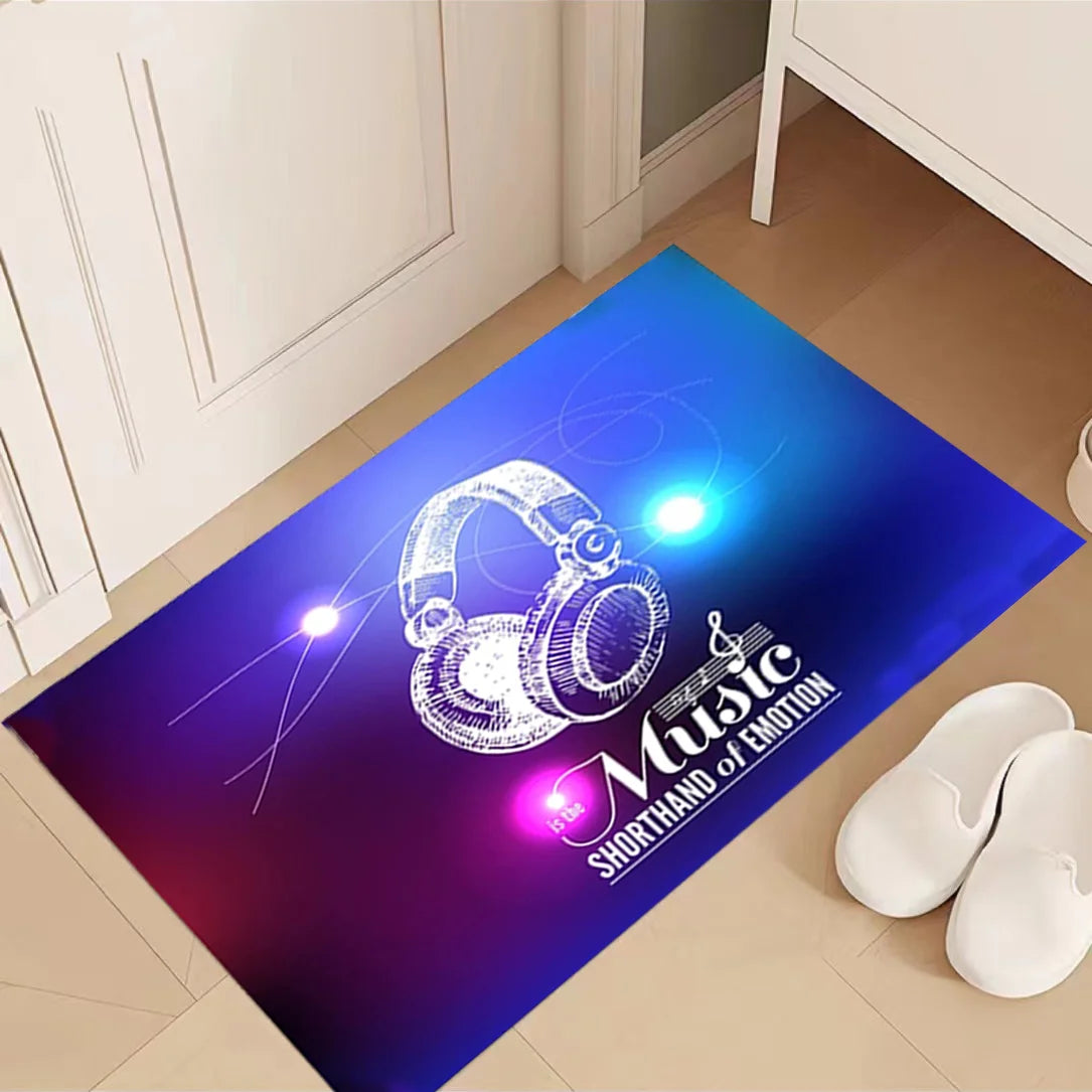 VIKAMA Modern Crystal Velvet Scandinavian Rug Non-Slip Dirt-Resistant Living Room Kids Play Mat Home Decor