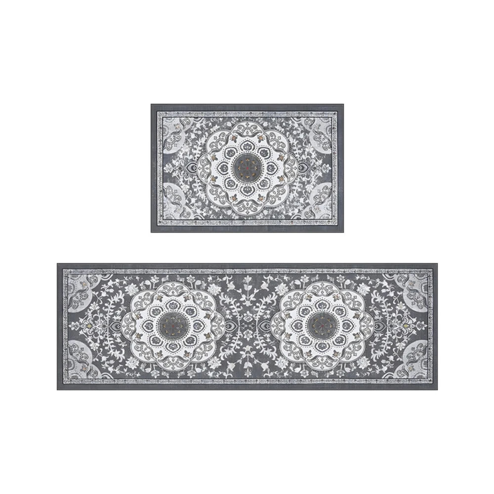 VIKAMA Retro Persian Non-Slip Runner Rug