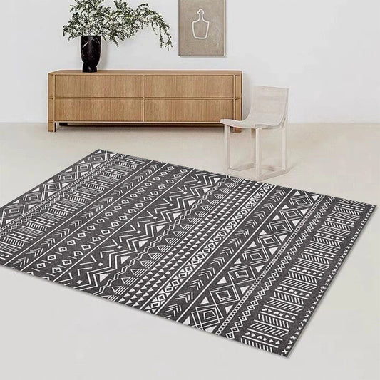 Moroccan Geometric Non-Slip Washable Area Rug