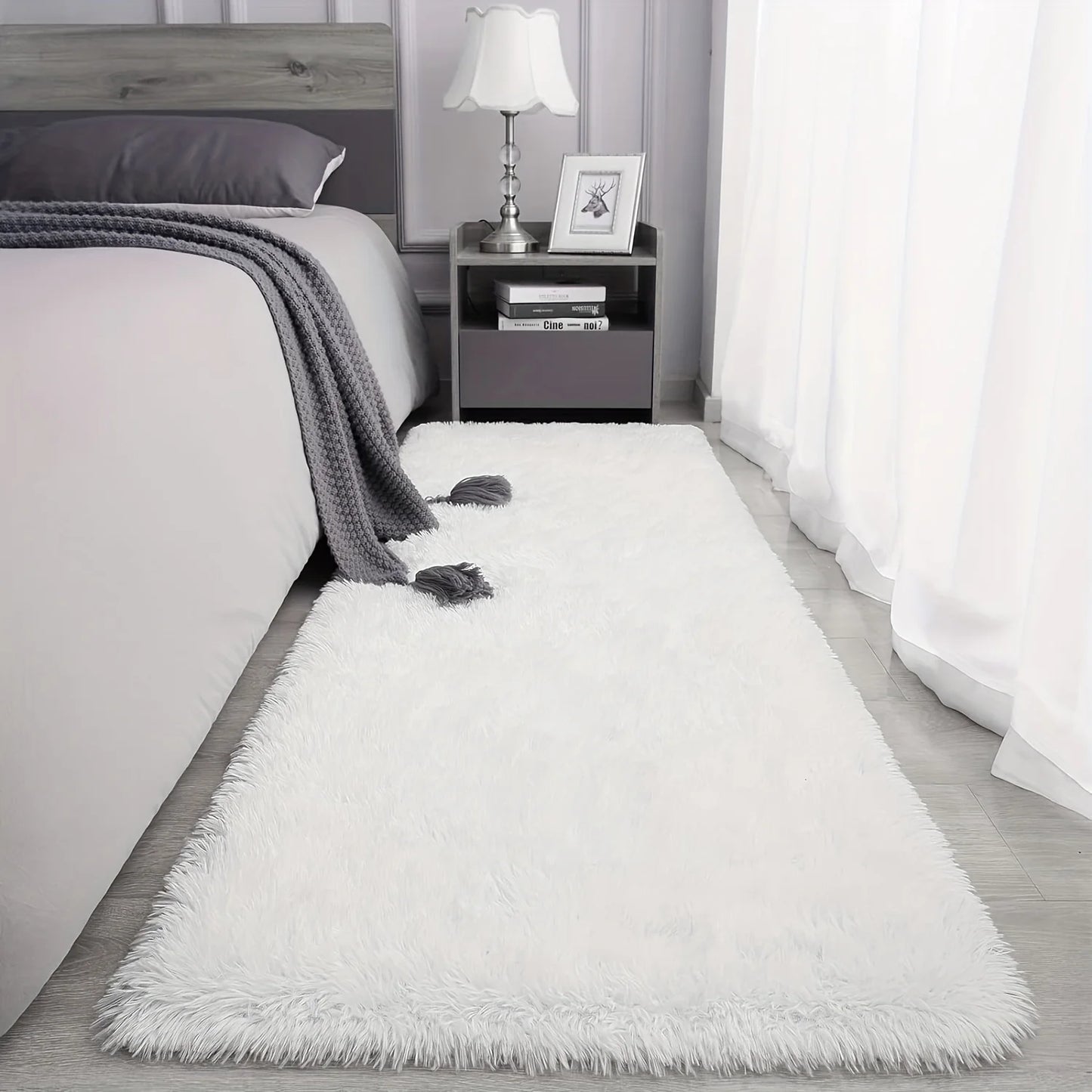 VIKAMA Ultra-Soft Washable Plush Area Rug