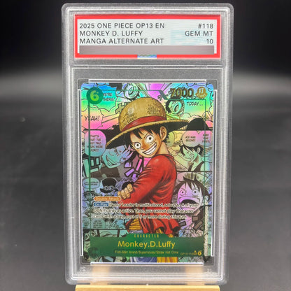 One Piece OP13 Luffy Sabo Ace English Rating Card Set