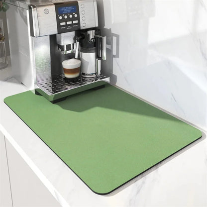 Marble Print Absorbent Kitchen Drying Mat