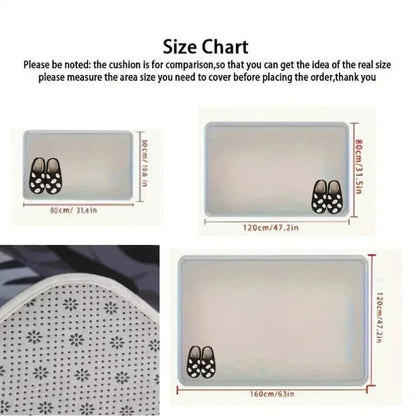 3D Brick Hole Illusion Doormat