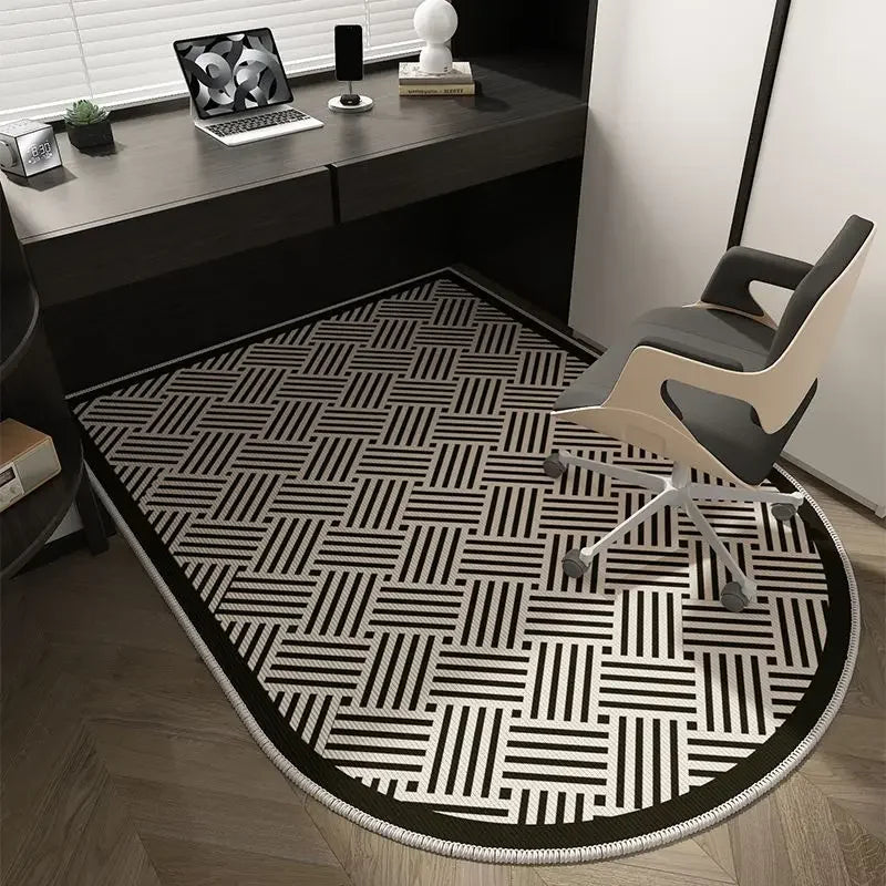 Gaming chair floor mat anti-slip soundproof bedroom rug