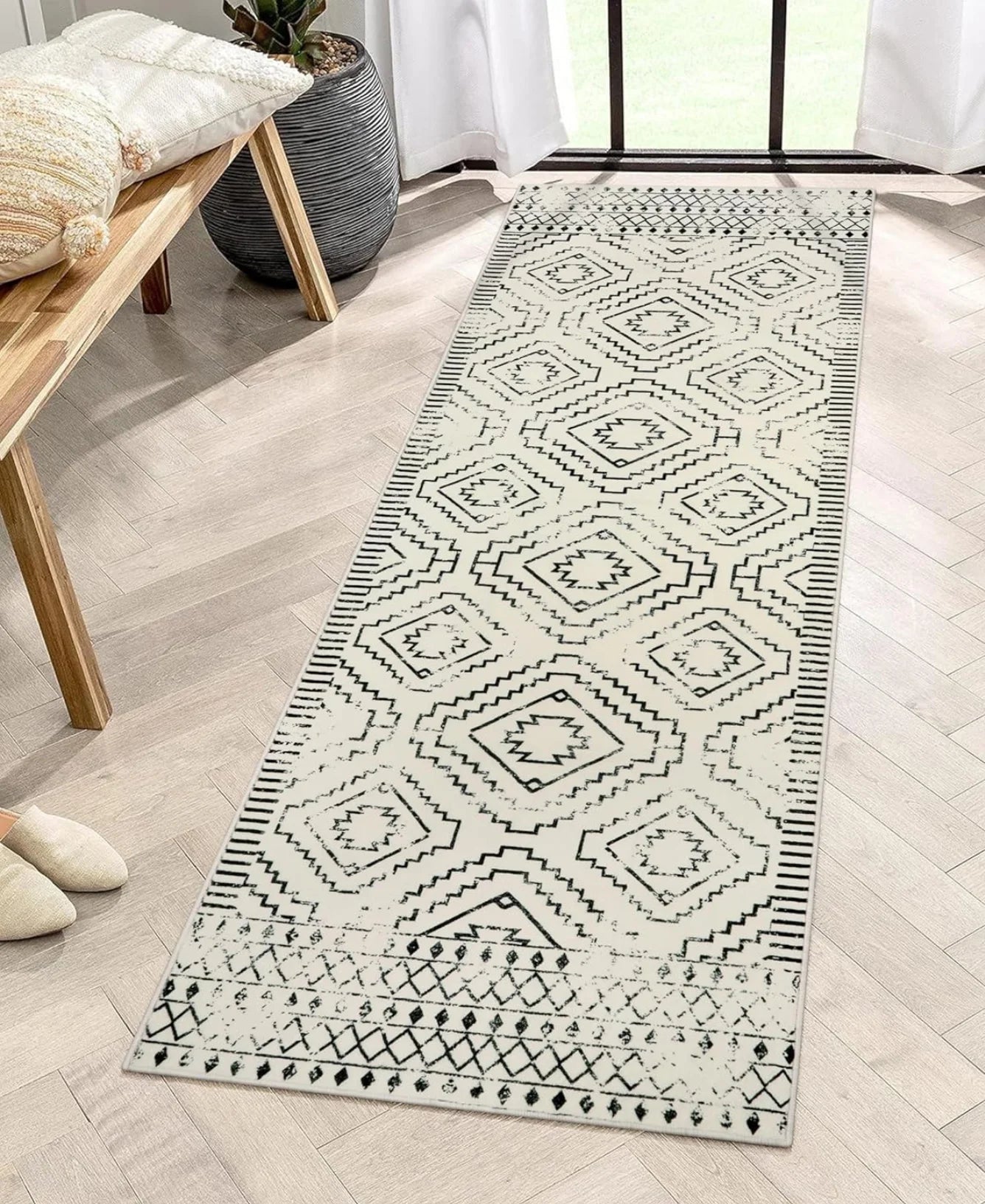 Southwestern Geometric Runner Rug