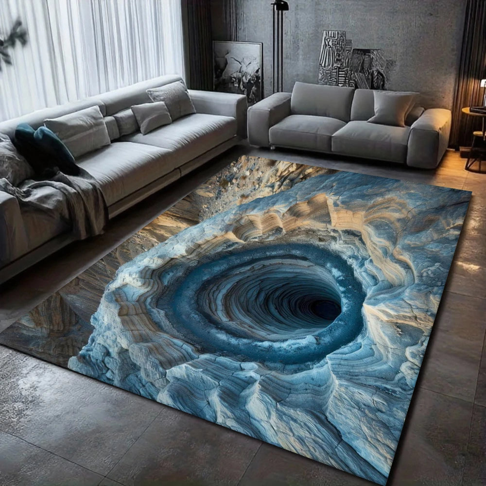 3D Cave Illusion Area Rug