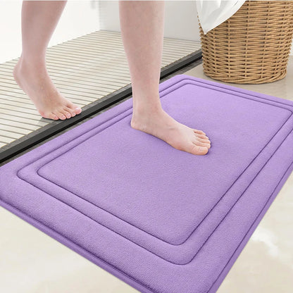Olanly Memory Foam Soft Non-Slip Bath Mat