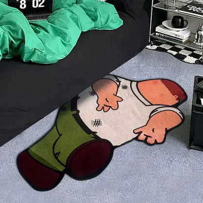 VIKAMA Anime Character Soft Non-Slip Area Rug