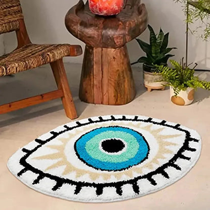 Thickened Eye Pattern Carpet Non-Slip Bathroom Doormat Home Decoration