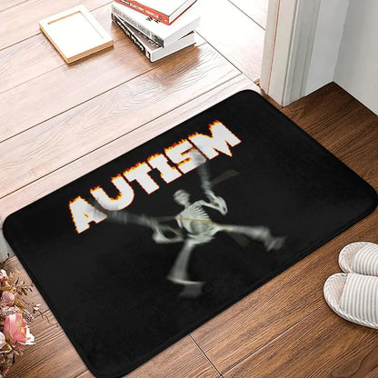 Funny Skeleton Meme Welcome Mat