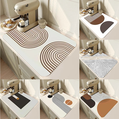 Rubber Super Absorbent Dish Drying Mat