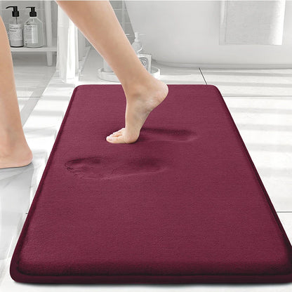 Olanly Silicone Memory Foam Non-Slip Bath Mat