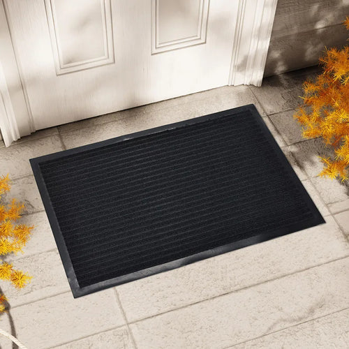 Welcome Door Mat Natural Rubber Non-Slip Dirt-Resistant Carpet Odorless Easy-Clean Entrance Rug