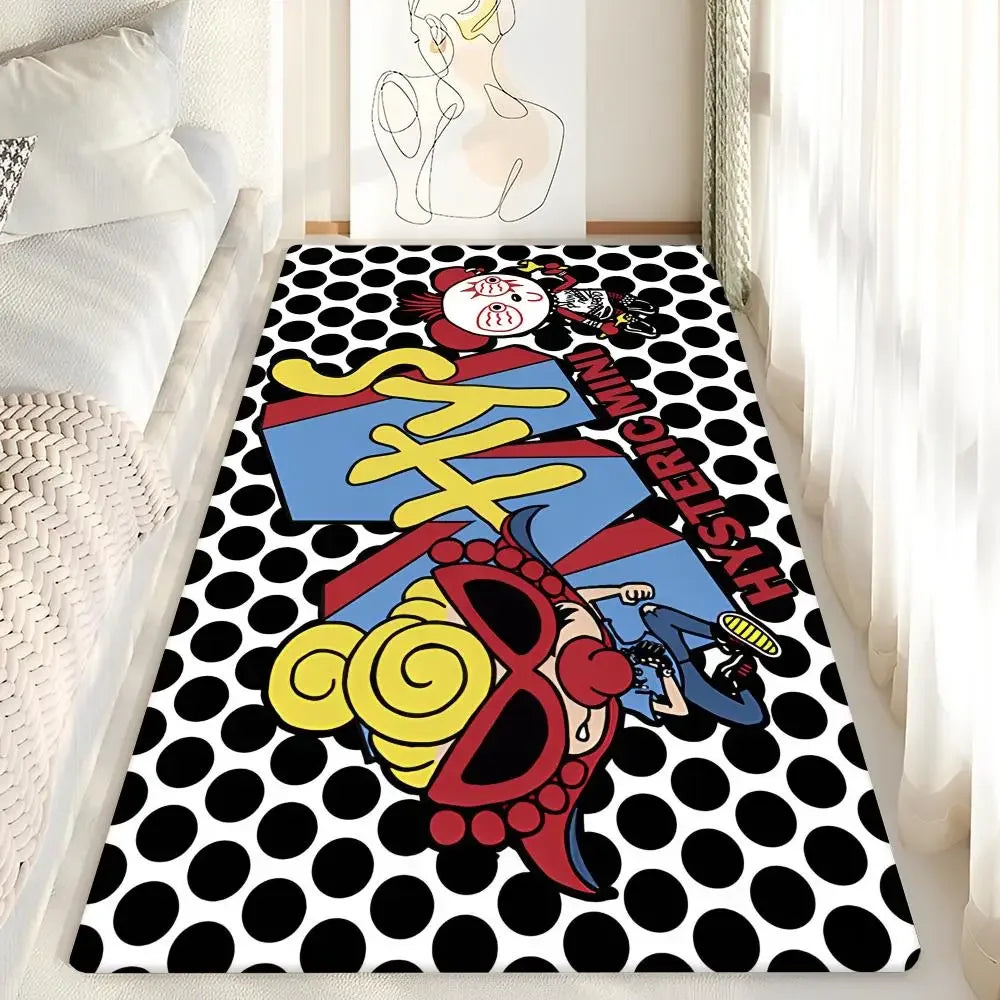 VIKAMA Washable Non-Slip Kids Room Rug