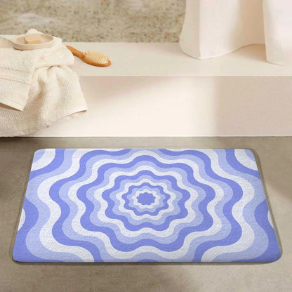 VIKAMA Pink Heart Facecloth Carpet Cute Non-Slip Bedroom Bathroom Entrance Floor Mat