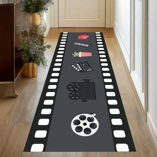 Film Reel Cinema Runner Rug