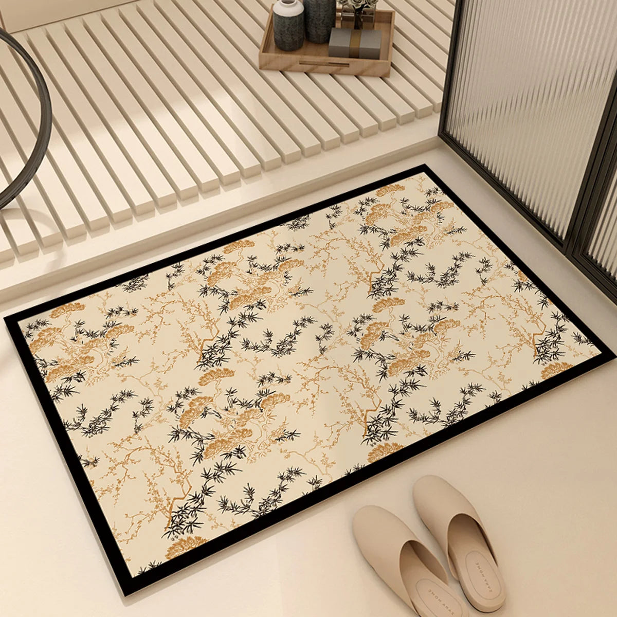French Diatom Mud Bathroom Non-Slip Floor Mat