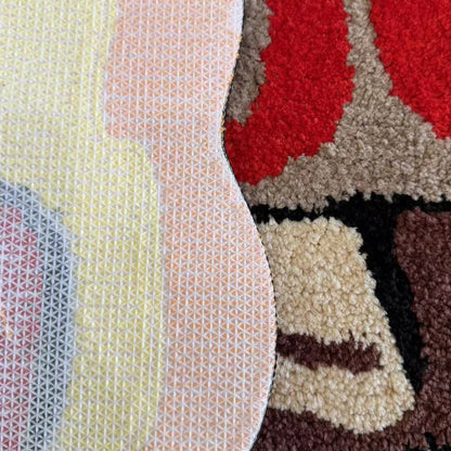 Cigar Shaped Tufted Non-Slip Rug