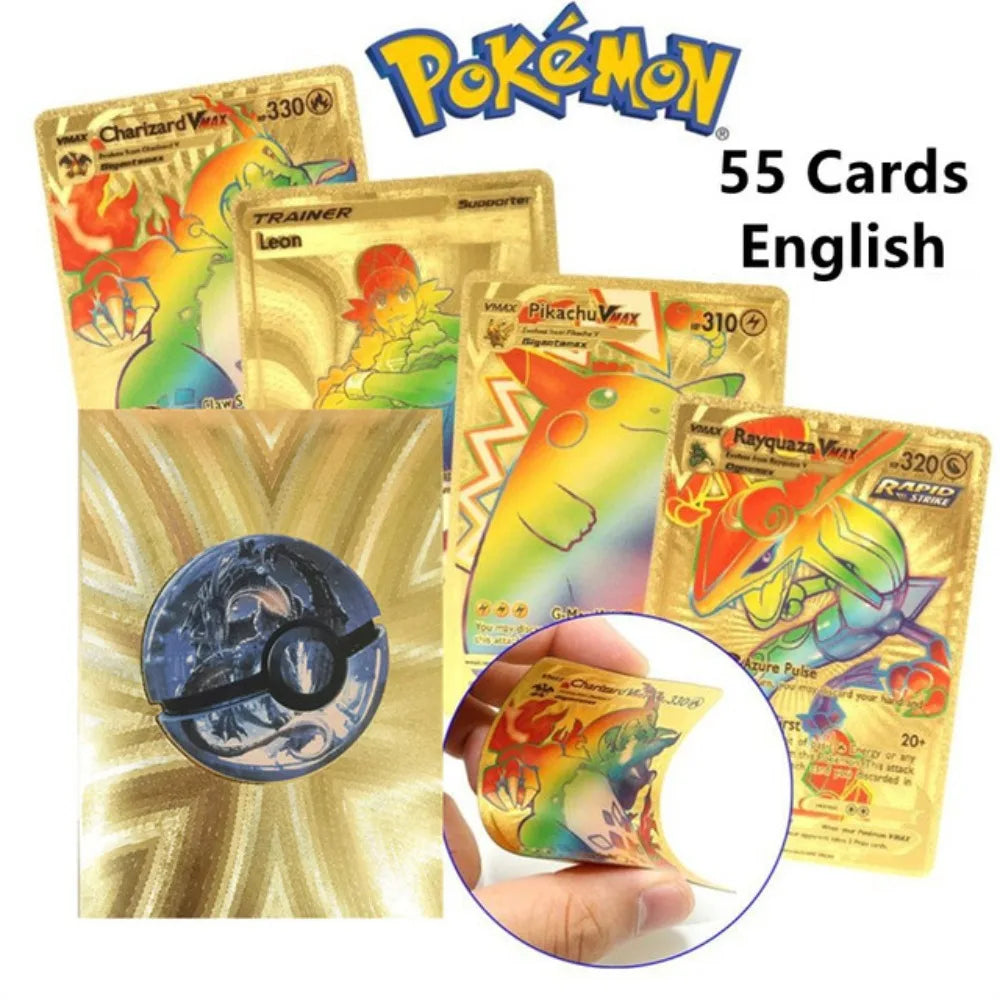 Pokemon VMAX GX EX Rare Card Box 55 Cards