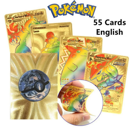 Pokemon VMAX GX EX Rare Card Box 55 Cards