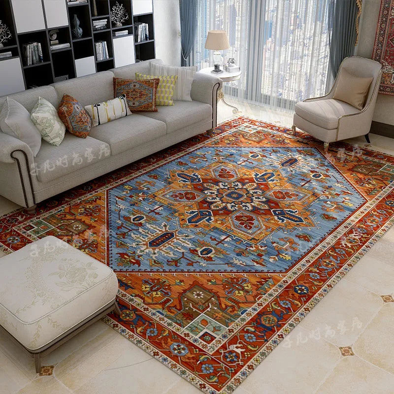 American Retro Minimalist Washable Non-Slip Area Rug