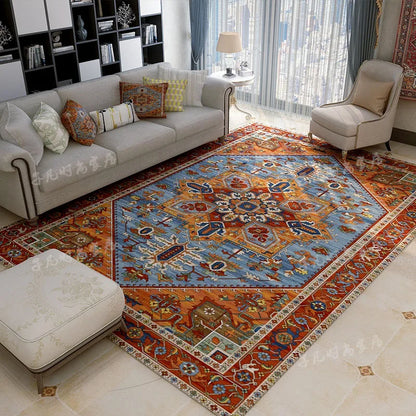 American Retro Minimalist Washable Non-Slip Area Rug
