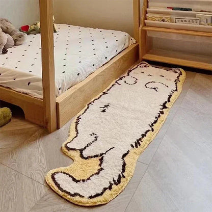 VIKAMA Cartoon Cat Fuzzy Soft Area Rug