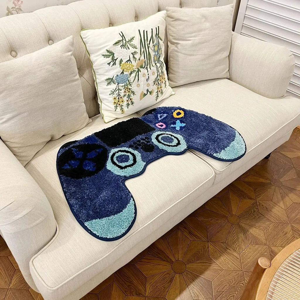 Gamer Controller Shaped Tufted Non-Slip Rug