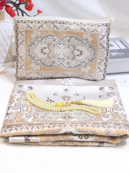 Muslim prayer rug gift set