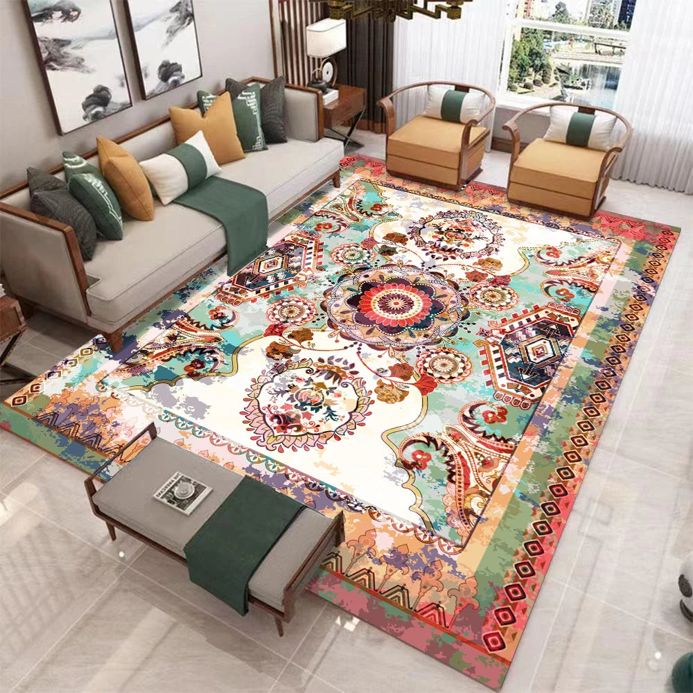 European retro luxury large living room rug