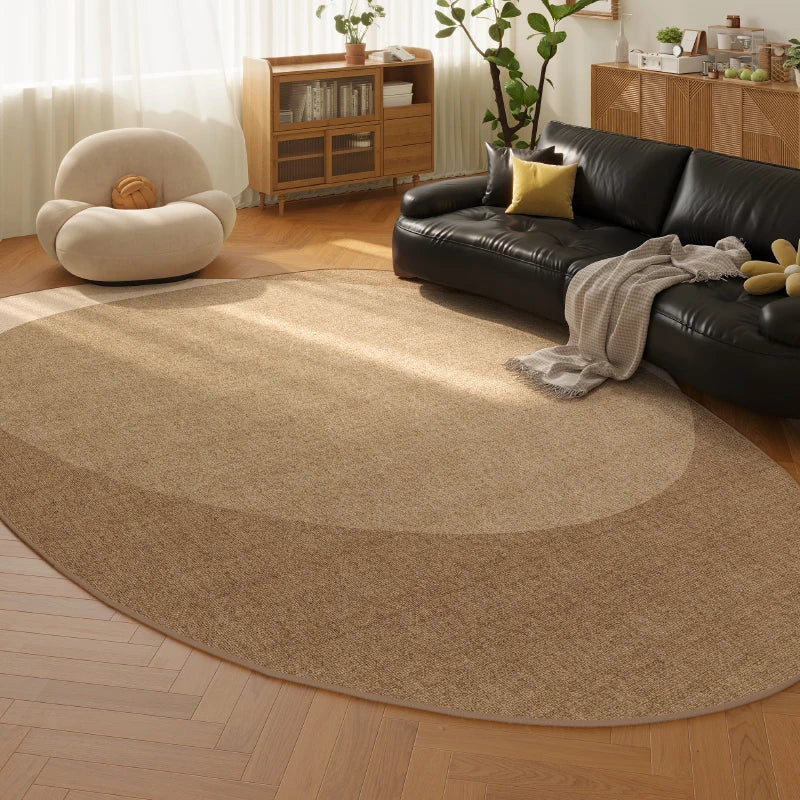 Retro Style Irregular Plush Area Rug