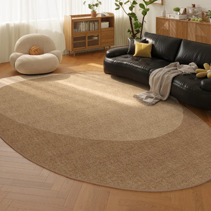 Retro Style Irregular Plush Area Rug