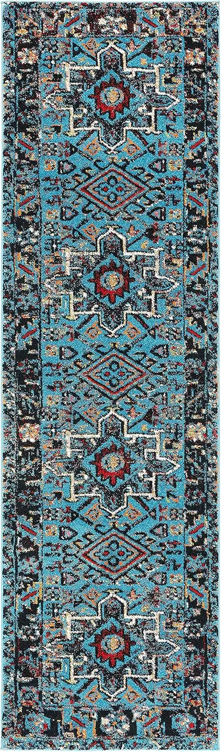 Bohemian Persian Geometric Runner Rug