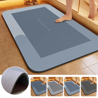 Thick quick-dry non-slip bath mat