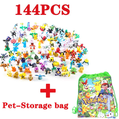 Pokemon Pikachu Anime Action Figure Toy Set 144 Styles