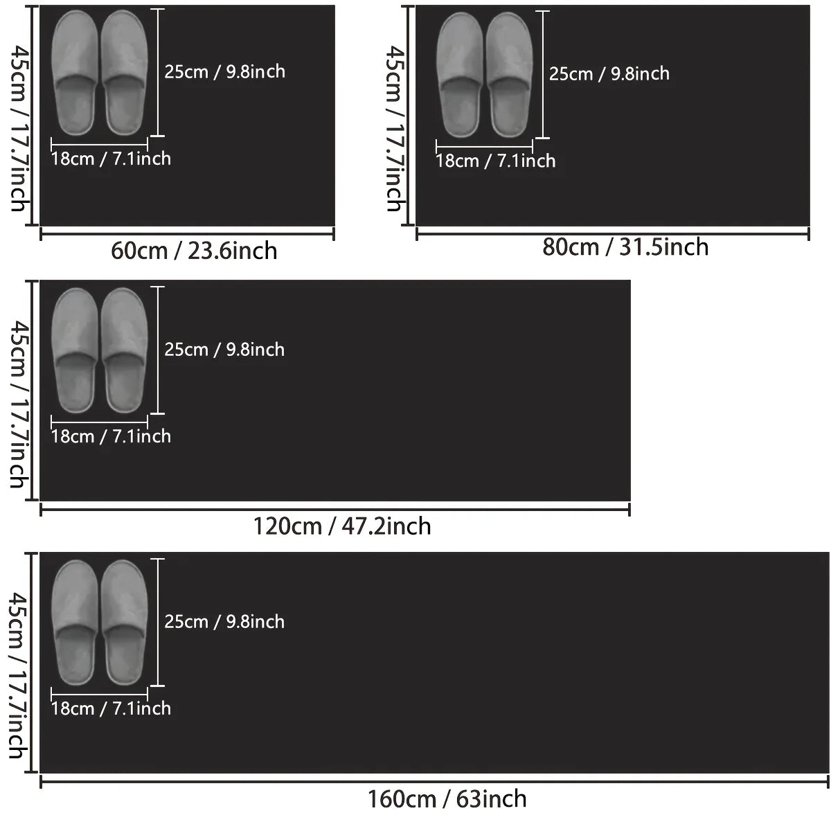 Long Imitation Woven Kitchen Floor Mat Diatom Mud Printed Non-Slip Absorbent Bathroom Door Restaurant Mat