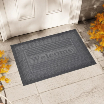Dust-Proof Entrance Welcome Mat Comfortable Non-Slip Door Rug High-Traffic Shoe Scraper Autumn Winter Home Decor