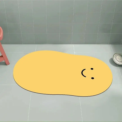 Quick-dry non-slip absorbent bath mat