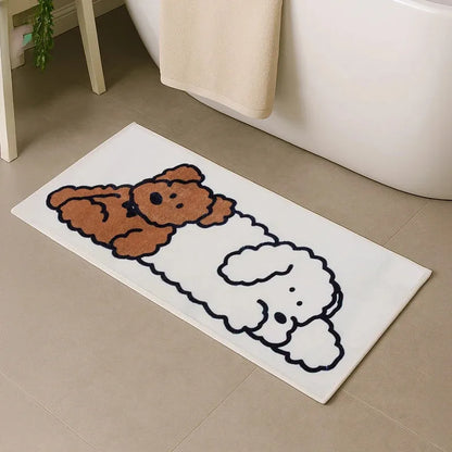 VIKAMA Leto Character Foot Mat Lfm-C06, Non-Slip For Kitchen, Bathroom, Toilet, Entrance