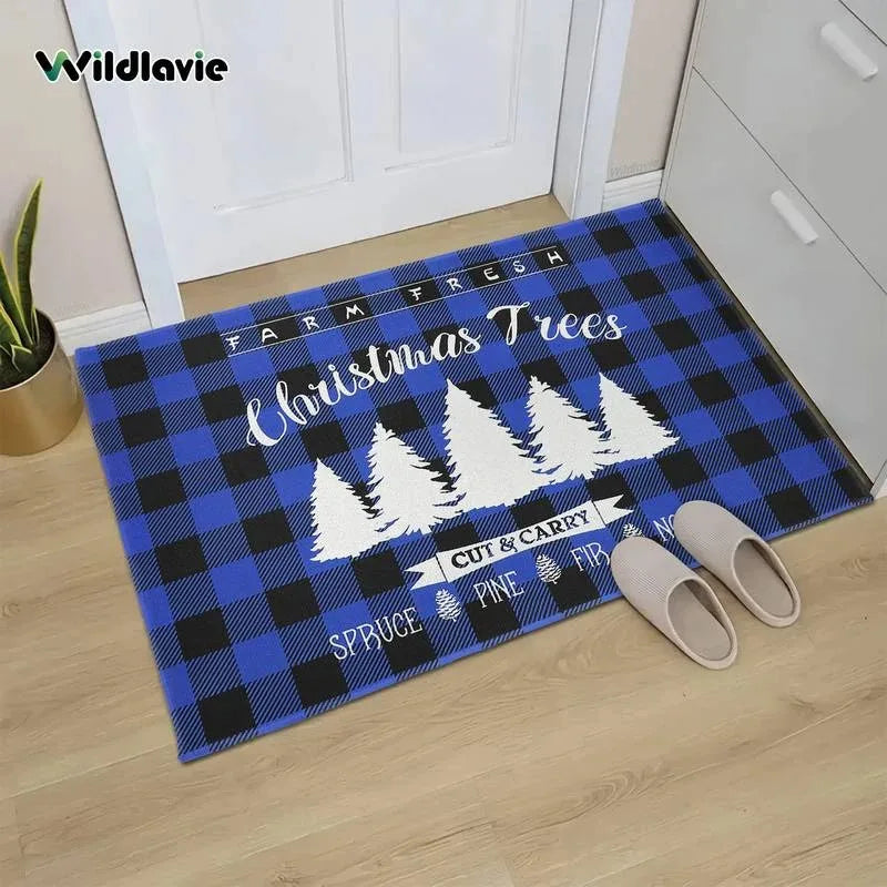 VIKAMA Snowman Christmas Anti-Slip Doormat