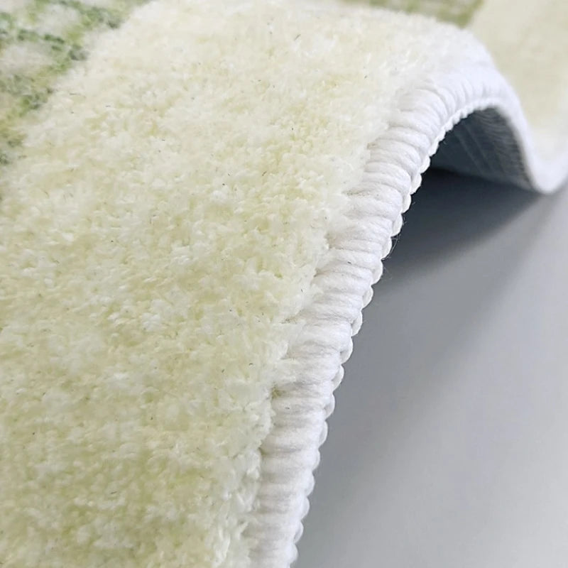 Modern Irregular Shape Plush Anti-Slip Area Rug
