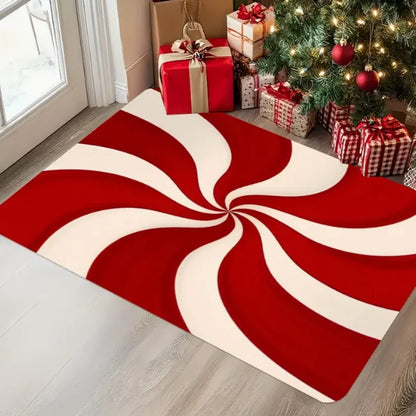 Festive snowman Christmas entrance doormat