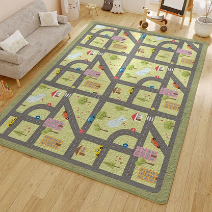 Nordic Children’s Cartoon Non-Slip Washable Area Rug